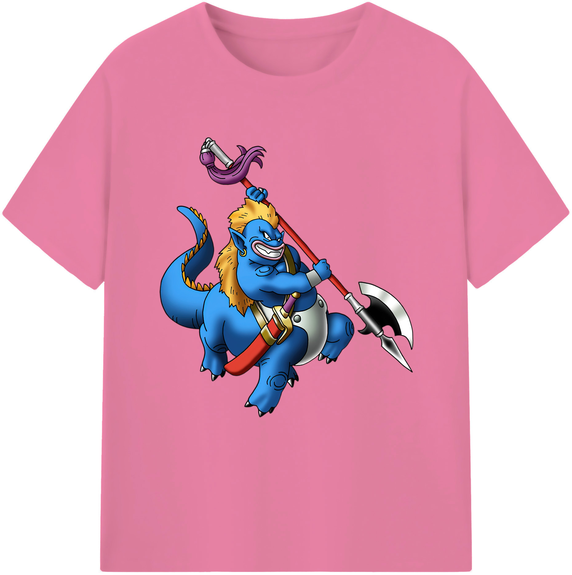 （画像用） ドラゴンクエスト Doragon Kuesuto Dragon Quest 綿100％半袖Tシャツ（フロントプリント）